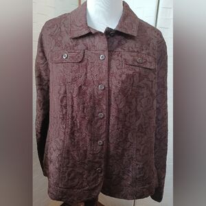 XL Croft & Barrow Jacket Women's Buttons